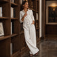 Dame vidbeinet cargo-jumpsuit