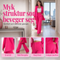Elegant blazer- og rettbuksesett for kvinner