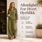 Damegenser med glidelås og vide bukser sett
