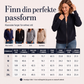 Ribbet strikket zip-up bomberjakke for kvinner