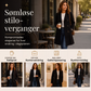 Dobbeltspent ullblandet frakk for kvinner