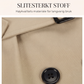 Klassisk dobbeltspent trenchcoat for kvinner
