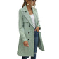 Klassisk dobbeltspent trenchcoat for kvinner