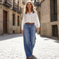 ⏳Time-Limited Special⏰Women's Vintage High-Waist Wide-Leg Jeans