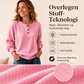 Uformell vaffelstrikket genser for kvinner