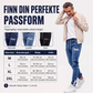 Jeans-joggebukser for menn med smal passform og elastisk midje