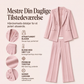 Elegant 2-delt dresssett med blazer og bukser for kvinner