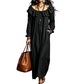 Uformell off-shoulder maxi-kjole for kvinner
