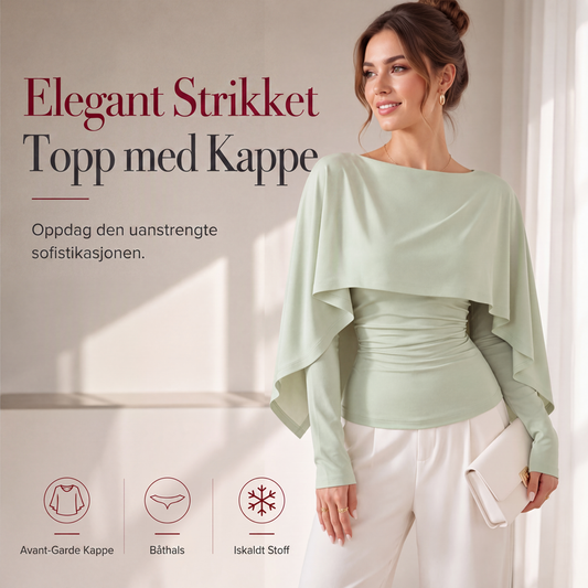 Avkjølende kappe-strikketopp