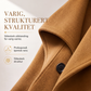 Elegant, tilpasset frakk med slag for kvinner
