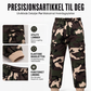 Herre-camouflasje trenings-cargobukser med snøring i midjen