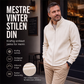 Var strikkejakke med ståkrage for menn
