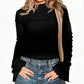 Flattering Asymmetric Ruffle Top