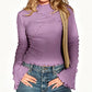 Flattering Asymmetric Ruffle Top