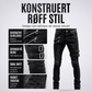 Smalpassede revne jeans for menn