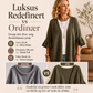 Damegenser med volangerermer, strikket