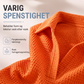 Strikket topp med V-hals og lange ermer for kvinner