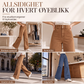 Jeans for kvinner, høy midje, vide ben, casual stil