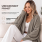 Strikket kardigan for kvinner, løs passform