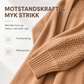 Strikket kardigan for kvinner, løs passform