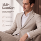 Dress med slank passform for menn, 2-delt