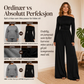 Offskulder jumpsuit med vide ben for kvinner
