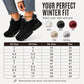 Women's Warm Winter Knit Sneakers