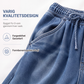 Damejeans med løstsittende, vidde ben og uformell passform