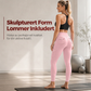 Høytaljede cargo-yogabukser for kvinner