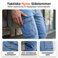 Menns skinny fit stretch cargo-jeans