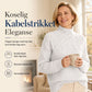 🔥 49% RABATT ❄️ Ensfarget Kabelstrikket Genser med Rullekrage til Dame – Varm, Myk & Elegant