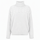 🔥 49% RABATT ❄️ Ensfarget Kabelstrikket Genser med Rullekrage til Dame – Varm, Myk & Elegant