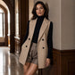 Dobbeltspent blazer-vest for kvinner