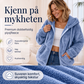 Dames myk og dunete jakke med hette