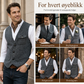 Herre uformell vintage V-hals vest
