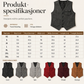 Herre uformell vintage V-hals vest