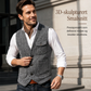 Herre uformell vintage V-hals vest