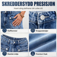 Jeans med høy midje for kvinner, ballongsnitt med snøring i beinenden