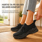 Dame casual pustende slip-on joggesko