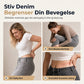 Jeansbukser for kvinner med høy midje og stretch