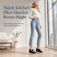 Myke skinn-sko til kvinner, med innbygd høydforhøyelse, flat og sklisikker såle