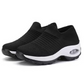 Dame pustende sokkesneakers med glidende passform