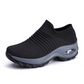 Dame pustende sokkesneakers med glidende passform