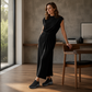 Dame pustende sokkesneakers med glidende passform
