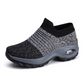 Dame pustende sokkesneakers med glidende passform