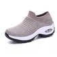 Dame pustende sokkesneakers med glidende passform