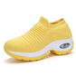 Dame pustende sokkesneakers med glidende passform