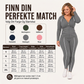 Treningsdress med glidelåsgenser og leggings for kvinner
