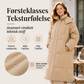 Dame vinter varm løs jakke med hette