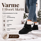 Sklisikre varme vinterstøvler for kvinner